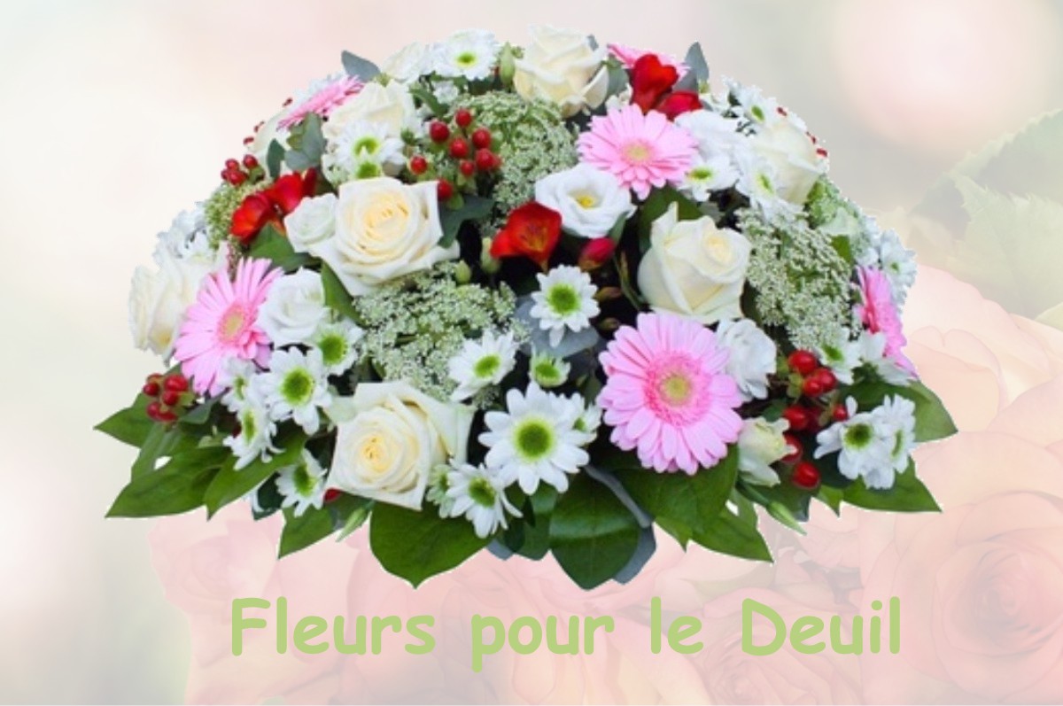 fleurs deuil BURCIN